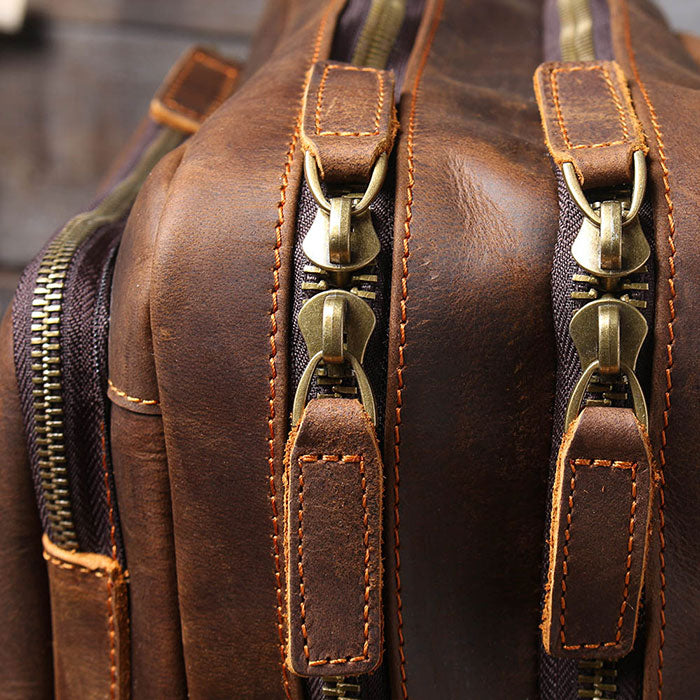 sac baroudeur cuir homme