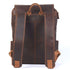 sac à dos en cuir vintage