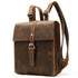 sac cartable en cuir femme