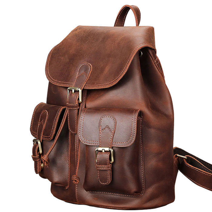 sac à dos cuir moto