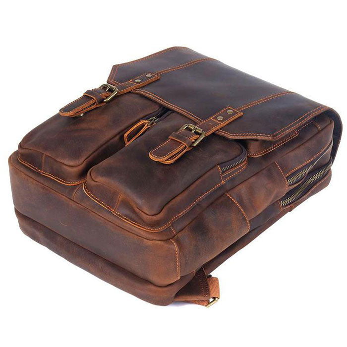sac à dos cuir moto