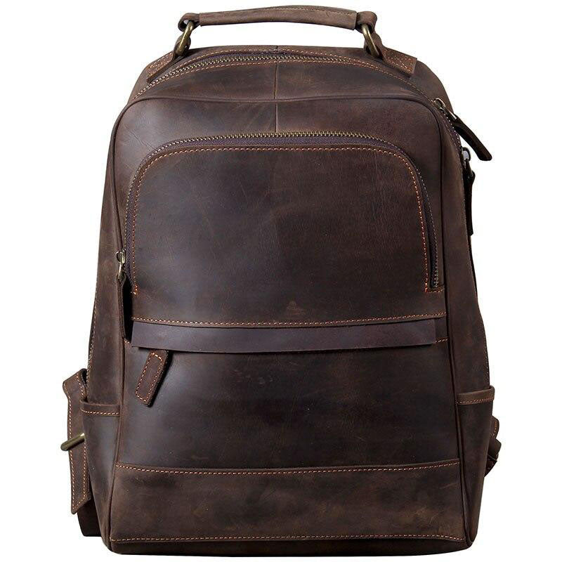 sac à dos cuir marron homme