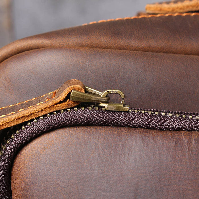 sac à dos homme cuir  vintage