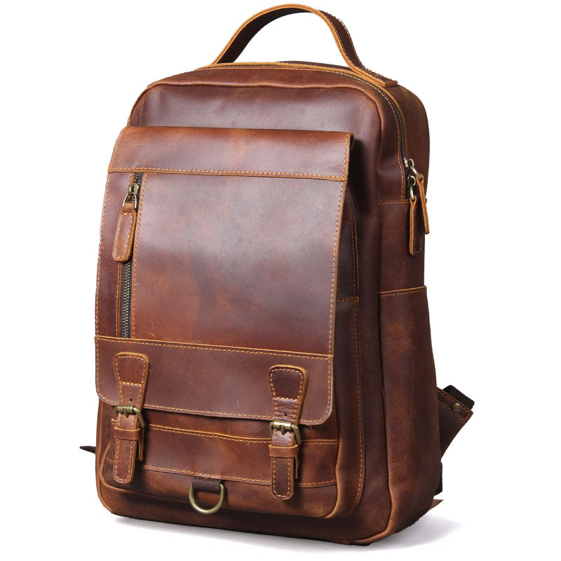 sac à dos baroudeur cuir