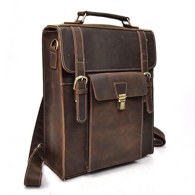 sac à dos cuir marron homme