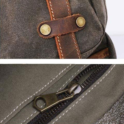 sac à dos vintage canvas