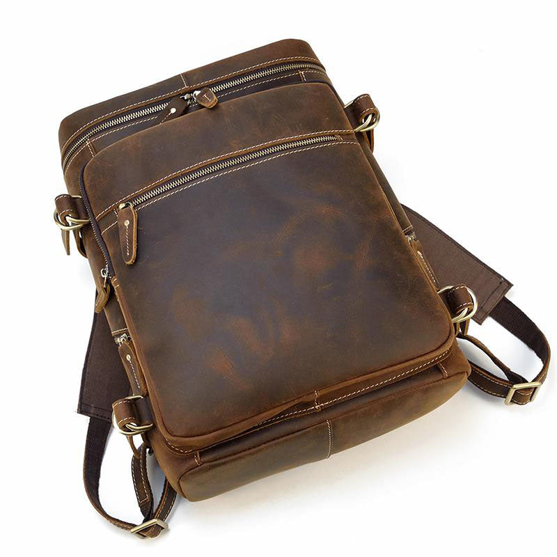 sac à dos baroudeur cuir