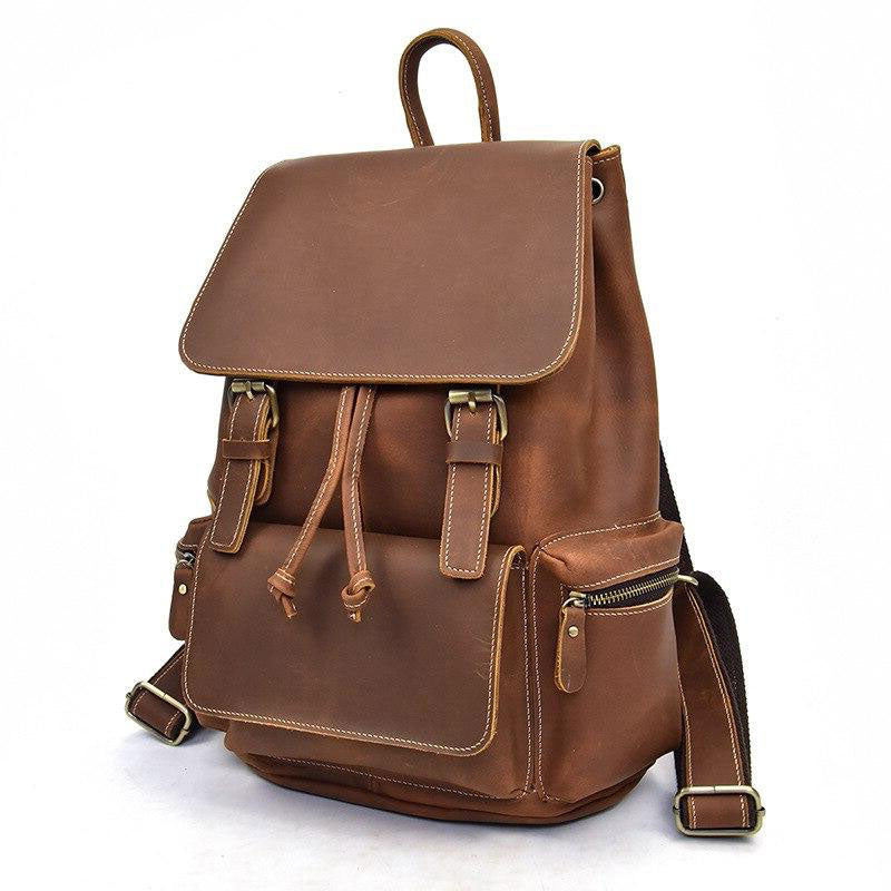 sac à dos voyage cuir
