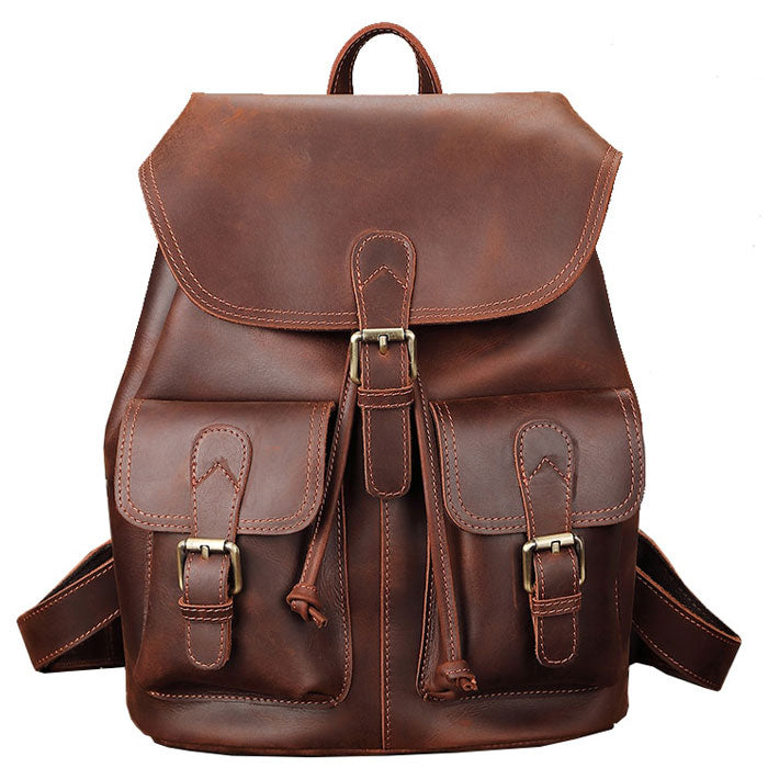 sac à dos moto cuir