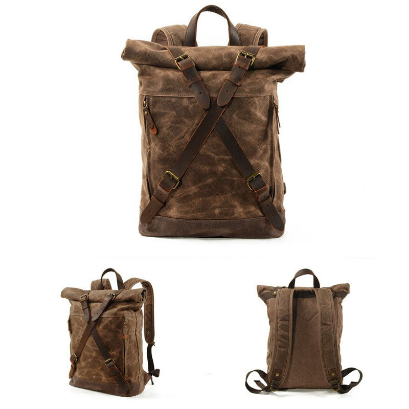 sac à dos vintage motard