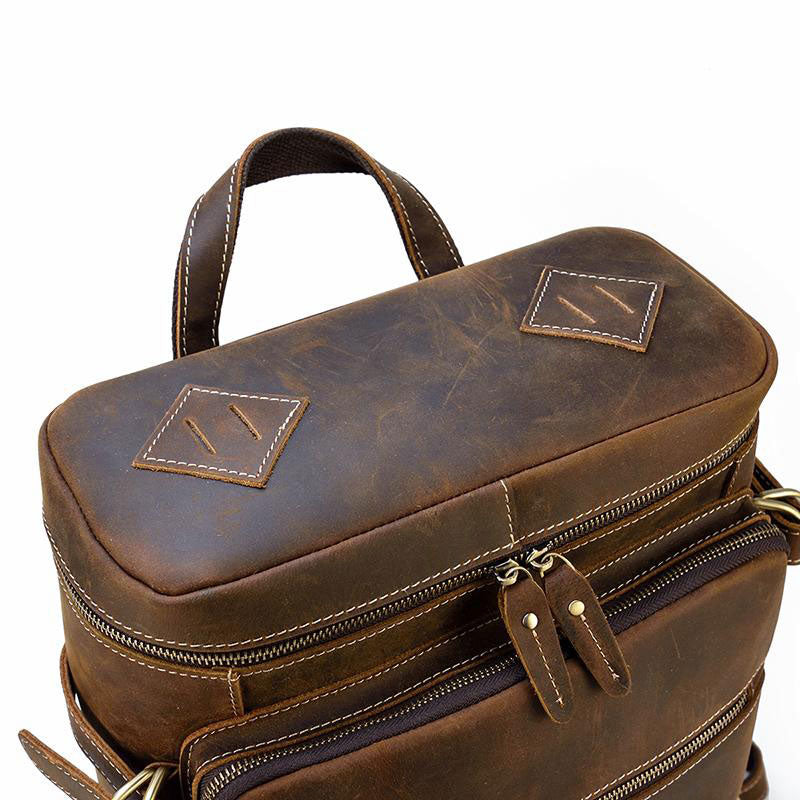 sac baroudeur cuir homme