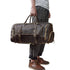 sac voyage cuir marron