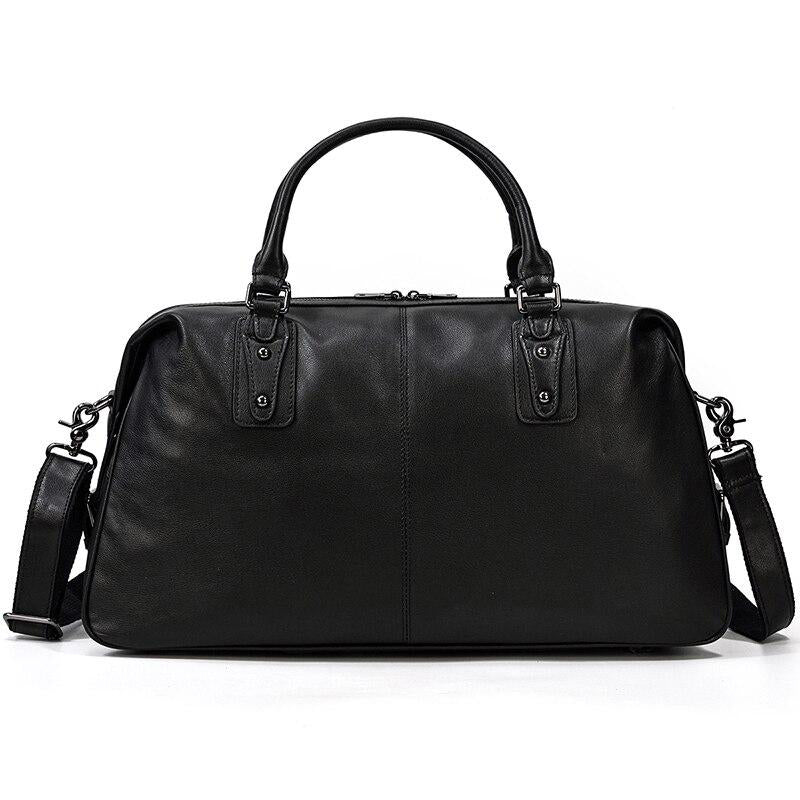 sac de voyage homme cuir noir
