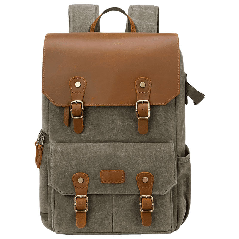 sac à dos avec compartiment photo vintage