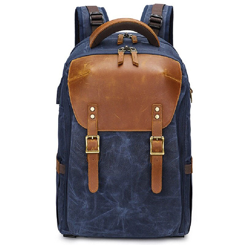 sac à dos appareil photo vintage
