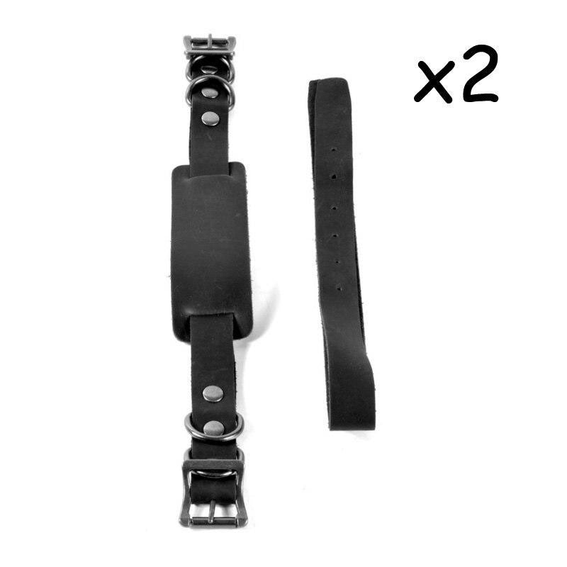sangle en cuir pour sacoche moto