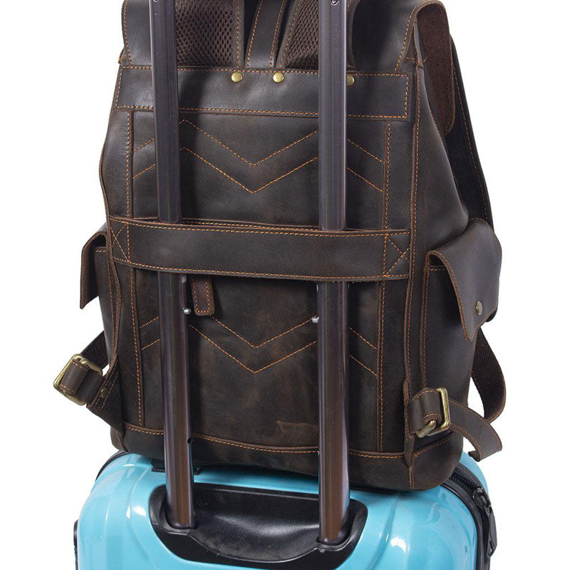 sac à dos homme cuir vintage