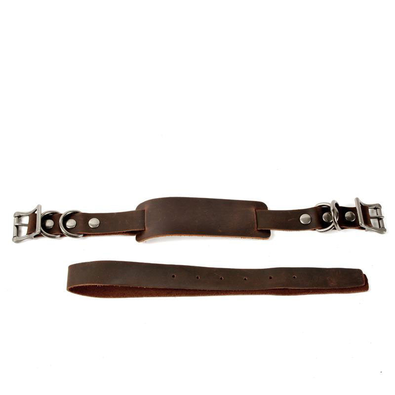 sangle en cuir pour sacoche moto