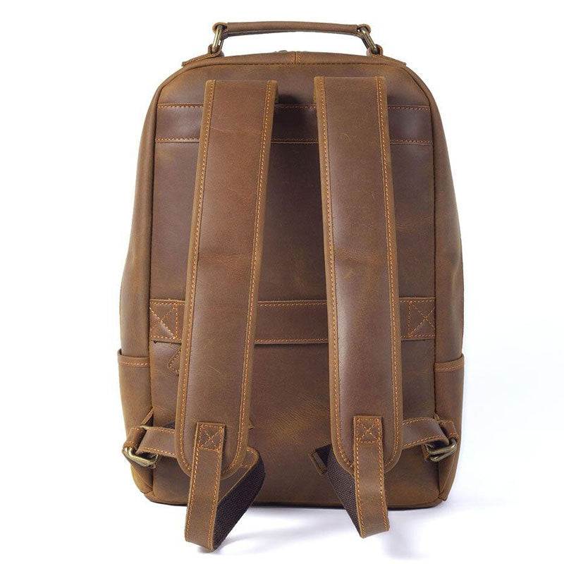 sac à dos cuir vintage