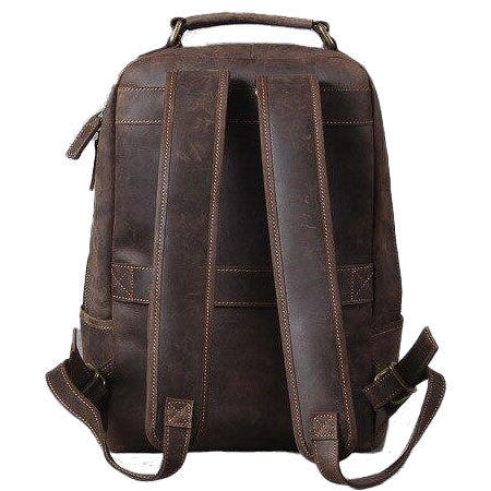 sac à dos cuir brun