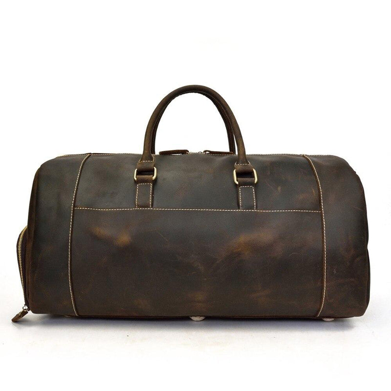 sac de voyage en cuir vintage femme