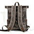 sac à dos vintage canvas