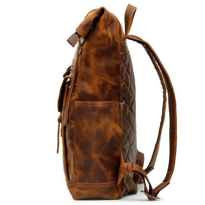 sac à dos cuir marron homme